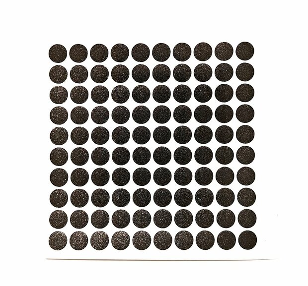 Reflektor Folie 100 St&uuml;ck Kreise gold-brown