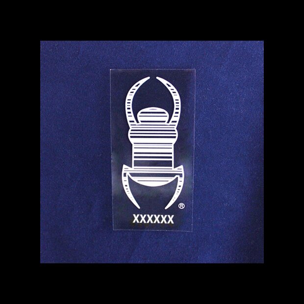 Travel bug - Static Cling - 9,5 cm - Wit