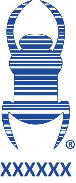 Travel bug - Sticker -   8,5 cm - Blauw, decal