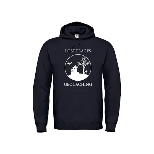 Hoody -Lost Places- kerkhof wit