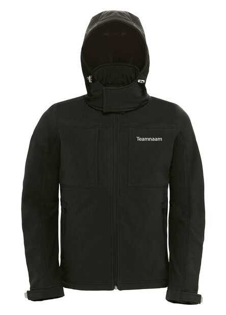 Geocaching Jas softshell met muts - Heren