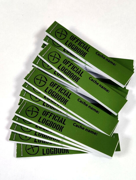 20 x Logboek voor PETling 17x90mm 100 logs