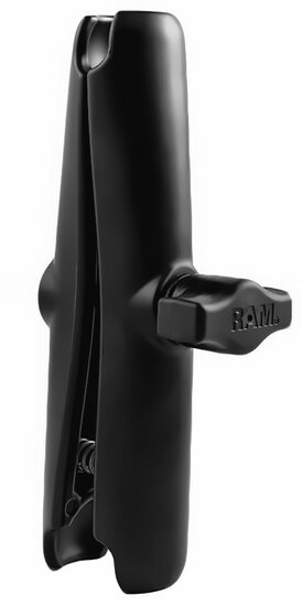 RAM lange dubbele socket arm vor 2.5 cm bal
