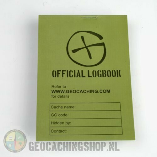 10 x Logboek Groen Geocaching, 115x80mm, 100 pag