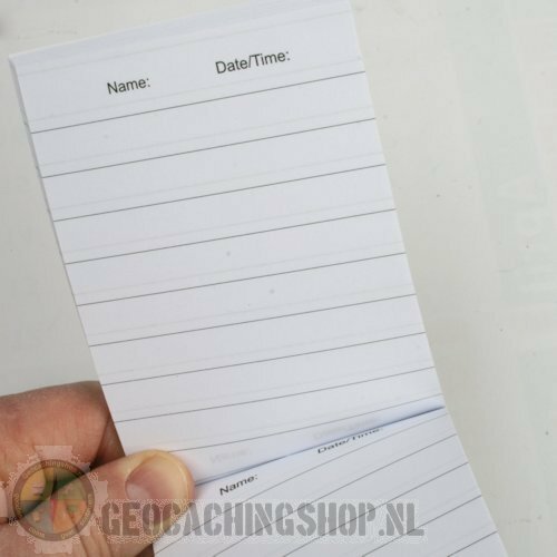10 x Logboek Groen Geocaching, 115x80mm, 100 pag