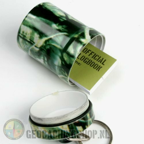 20 x Logboek Groen Geocaching, 35x50mm, 100 logs