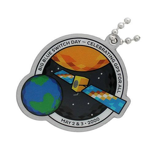 The Great Blue Switch Geocoin and Tag Set