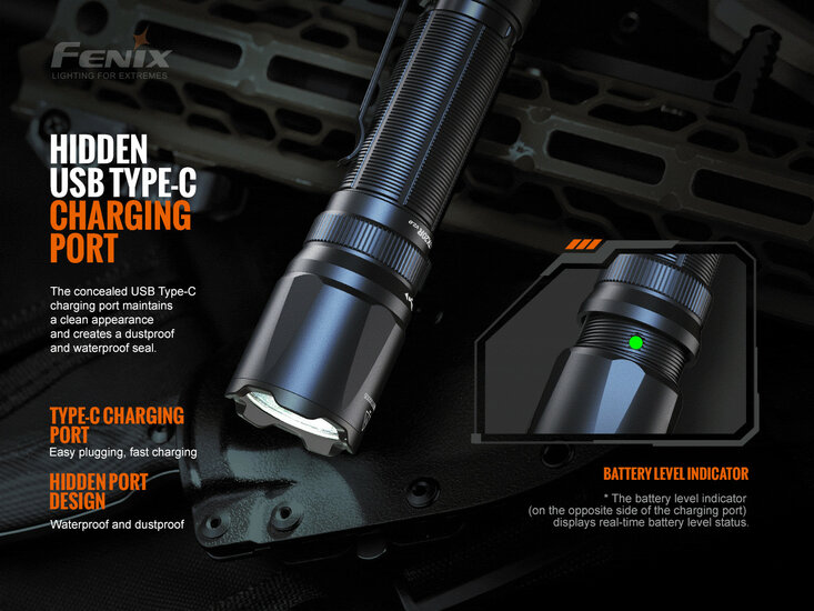 Fenix TK20R V2.0 oplaadbare zaklamp - 3000 lumen
