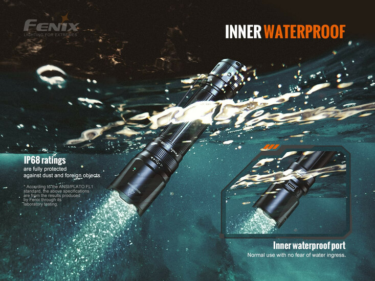 Fenix TK20R V2.0 oplaadbare zaklamp - 3000 lumen