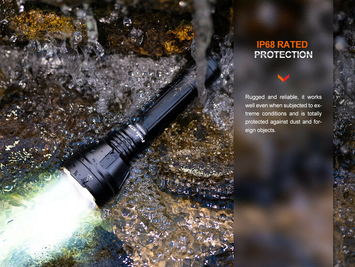 Fenix HT32, 640 m afstand en 2500 lumen jaagzaklamp