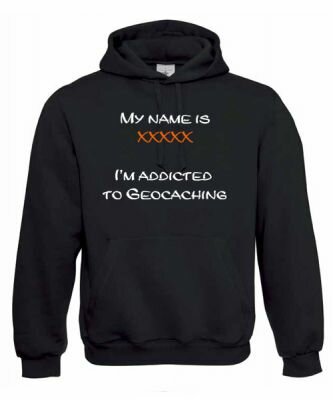 Hoody &quot;Addicted to...&quot; met eigen Teamnaam