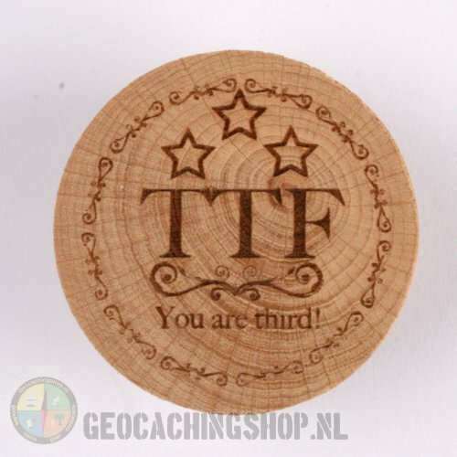 Wooden coins - FTF, STF, TTF set (3 stuks)