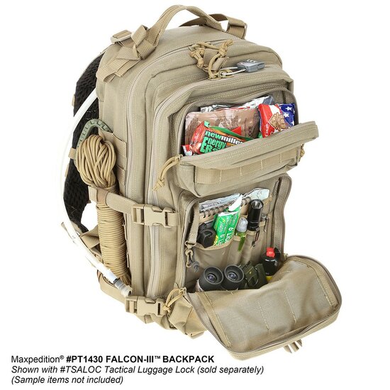 Maxpedition Falcon III Backpack khaki Geocaching Shop