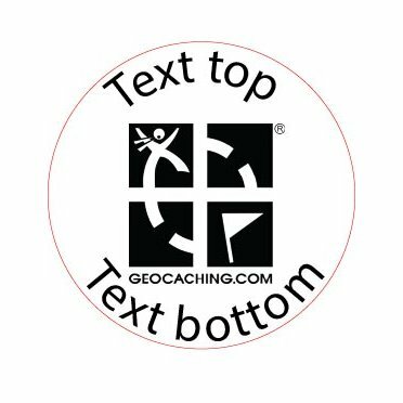 Log stempel - Printer - 40 mm rond - Eigen tekst/logo