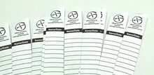 10 x Logsheet watervast 3 x 28cm, 1 vel