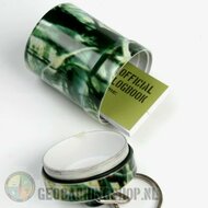 20 x Logboek Groen Geocaching, 35x50mm, 100 logs