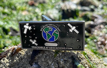 The Great Blue Switch Geocoin and Tag Set