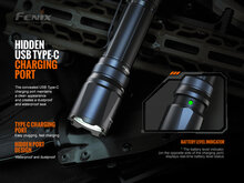 Fenix TK20R V2.0 oplaadbare zaklamp - 3000 lumen