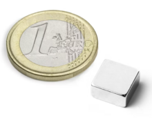 5 stuks 10 mm x 10 mm x 3 mm Neodym Magneten