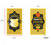 Brugse Beer 9 Geocoin + Tag - Polished Goud