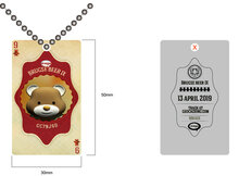 Brugse Beer 9 Geocoin + Tag - Polished Goud