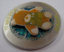 Brugse Beer IV KUBB Event Geocoin RE