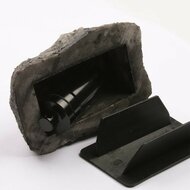 Fake Rock - zwart (incl micro container)