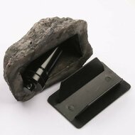 Fake Rock - zwart (incl micro container)