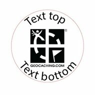 Log stempel - Printer - 40 mm rond - Eigen tekst/logo