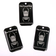 3 x QR Travel Bug&reg; zwart