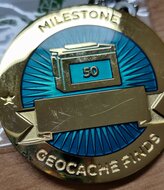 Finds -   50 Finds Milestone set met klein foutje