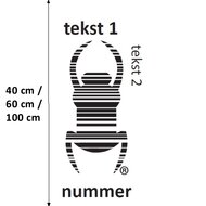 Travel Bug - Sticker - XXXL, decal