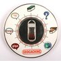 Cache Clock Geocoin - PN Blauw - RE