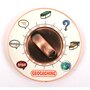 Cache Clock Geocoin - AC geel - XLE