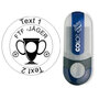 FTF Jager - Stempel met tekst, rond &Oslash; 25mm (Nr. 46)