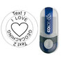 I Love Geocaching - Stempel, rond &Oslash; 25mm (Nr. 19)