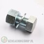 Mega bout cache container - zilver