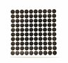 Reflektor Folie 100 St&uuml;ck Kreise gold-brown