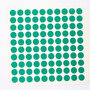Reflector folie - 100 x rondje - groen