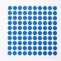 Reflector folie - 100 x rondje - blauw