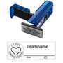 Log stempel - Hartje -  14 x 38 mm