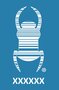 Travel bug - Sticker - 16,5 cm - Wit, decal