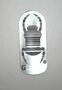 Travel bug - Sticker -   8,5 cm - zilver-zwart