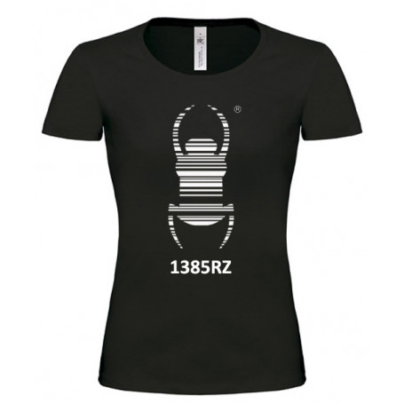 Travel Bug® - Girlie Shirt (zwart)