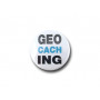 Geocaching - Button, blauw (Nr. 40)