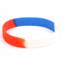 Armband - Geocaching, this is our world - rood-wit-blauw
