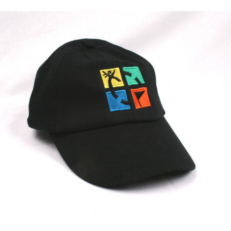 Hat, black with geocaching logo