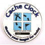 Cache Clock Geocoin - PN Blau - RE