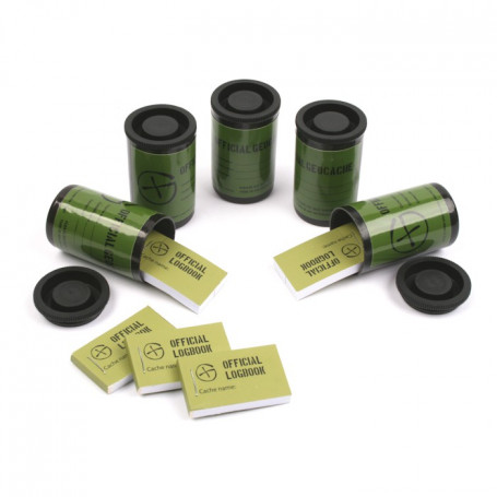 Filmcanister containerset of 5 - black