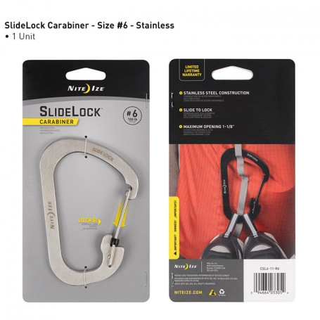 SlideLock Carabiner Size 6